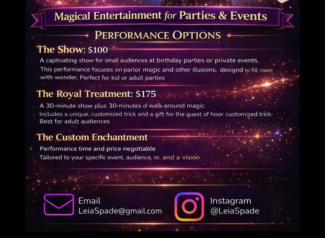 Mid Michigan Magician, Leia Spade